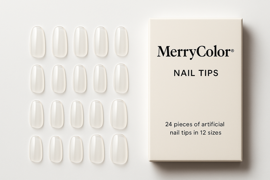MerryColor® Nail Tips – 24pcs Fashion Nails in 12 Sizes regenerate the pic